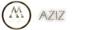 Aziz Official | Model, Singer, Actor Logo